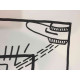 Keith Haring Litografia off set 50x70 cm certificat