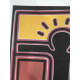 Keith Haring Lithographie hors set 50x70 cm certifiée