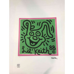 Litografia Keith Haring off set 50x70 cm certificada