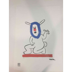 Keith Haring Lithographie hors set 50x70 cm certifiée