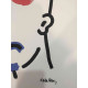 Keith Haring Lithograph off set 50x70 cm certified