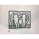 Keith Haring 50x70 cm-ko litografia-sorta ziurtatua