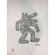 Keith Haring Litografía off set 50x70 cm certificada