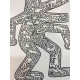 Keith Haring Litografía off set 50x70 cm certificada