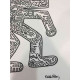 Keith Haring Litografía off set 50x70 cm certificada