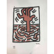 Keith Haring Lithographie hors set 50x70 cm certifiée