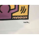 Keith Haring Litografia off set cm 50x70  certificata