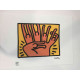Keith Haring Lithograph off set 50x70 cm certified