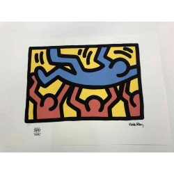 Litografická sada Keith Haring s certifikací 50x70 cm