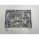 Keith Haring Lithograph off set 50x70 cm certified