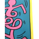 Keith Haring Lithograph off set 50x70 cm certified