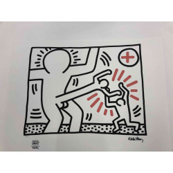 Keith Haring Lithographie Offset 50x70 cm zertifiziert