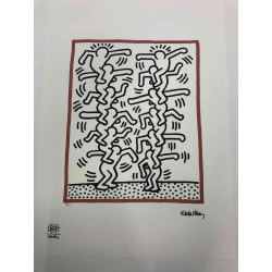 Set de litografia Keith Haring 50x70 cm certificat