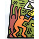 Litografia Keith Haring off set 50x70 cm certificada