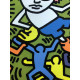Litografia Keith Haring off set 50x70 cm certificada