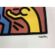 Keith Haring Lithographie Offset 50x70 cm zertifiziert