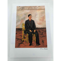Frida Khalo Off set lithograph cm 50x70 certified