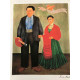 Frida Khalo Off set lithograph cm 50x70 certified