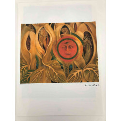 Frida Khalo Off set lithograph cm 50x70 certified