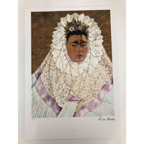 Frida Khalo Off set lithograph cm 50x70 certified