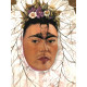Frida Khalo Off set lithograph cm 50x70 certified