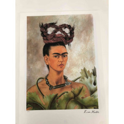 Frida Khalo Off set lithograph cm 50x70 certified