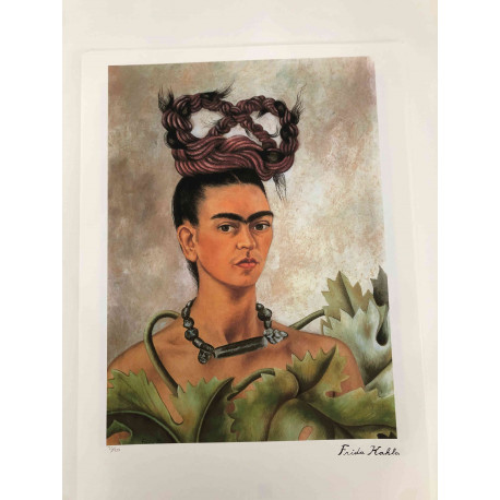 Frida Khalo Off set lithograph cm 50x70 certified