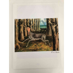Frida Khalo Off set lithograph cm 50x70 certified