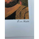Frida Khalo Off set lithograph cm 50x70 certified