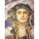 Alphonse Mucha lithograph off set 50x70 cm