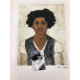 Frida Khalo Off set lithograph cm 50x70 certified