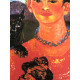 Frida Khalo Off set lithograph cm 50x70 certified
