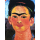 Frida Khalo Off set lithograph cm 50x70 certified
