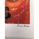 Frida Khalo Off set lithograph cm 50x70 certified