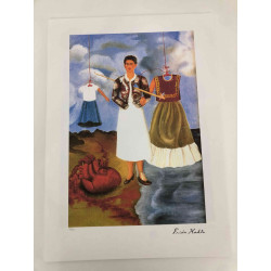 Frida Khalo Off set lithograph cm 50x70 certified