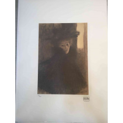Gustav Klimt Lithograph off set 50x70 cm certified