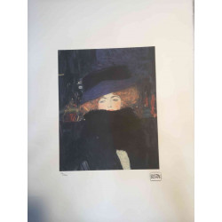 Litografía Gustav Klimt off set 50x70 cm certificada