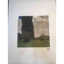 Gustav Klimt 50x70 cm-ko litografia-sorta ziurtatua