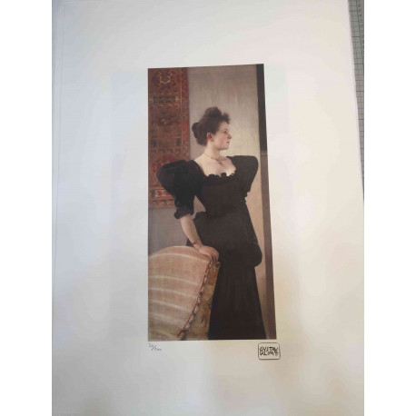 Gustav Klimt Litografia off set 50x70 cm certificat