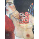 Gustav Klimt 50x70 cm-ko litografia-sorta ziurtatua