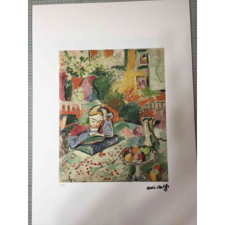 Henri Matisse Litografia off set 50x70 cm certificat