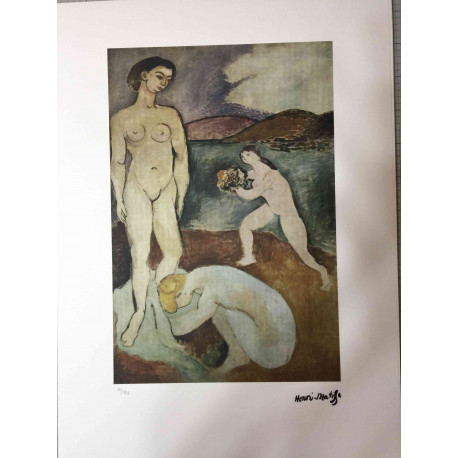 Henri Matisse Litografía offset 50x70 cm certificado