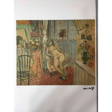 Litografická ofsetová souprava Henri Matisse 50x70 cm certifikovaná