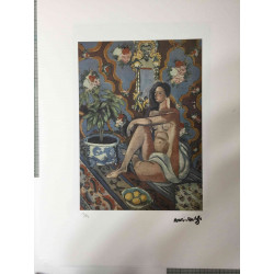 Henri Matisse Litografia off set 50x70 cm certificada