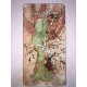 Alphonse Mucha litografia off set cm 50x70
