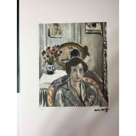 Henri Matisse Off set lithograph cm 50x70 certified