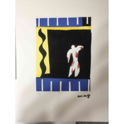 Henri Matisse Off set lithograph cm 50x70 certified