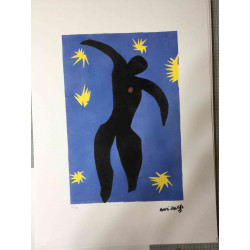 Henri Matisse Lithografie off set 50x70 cm gecertificeerd