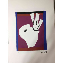 Henri Matisse Lithografie off set 50x70 cm gecertificeerd