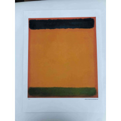 Mark Rothko Off set lithograph cm 50x65 certified